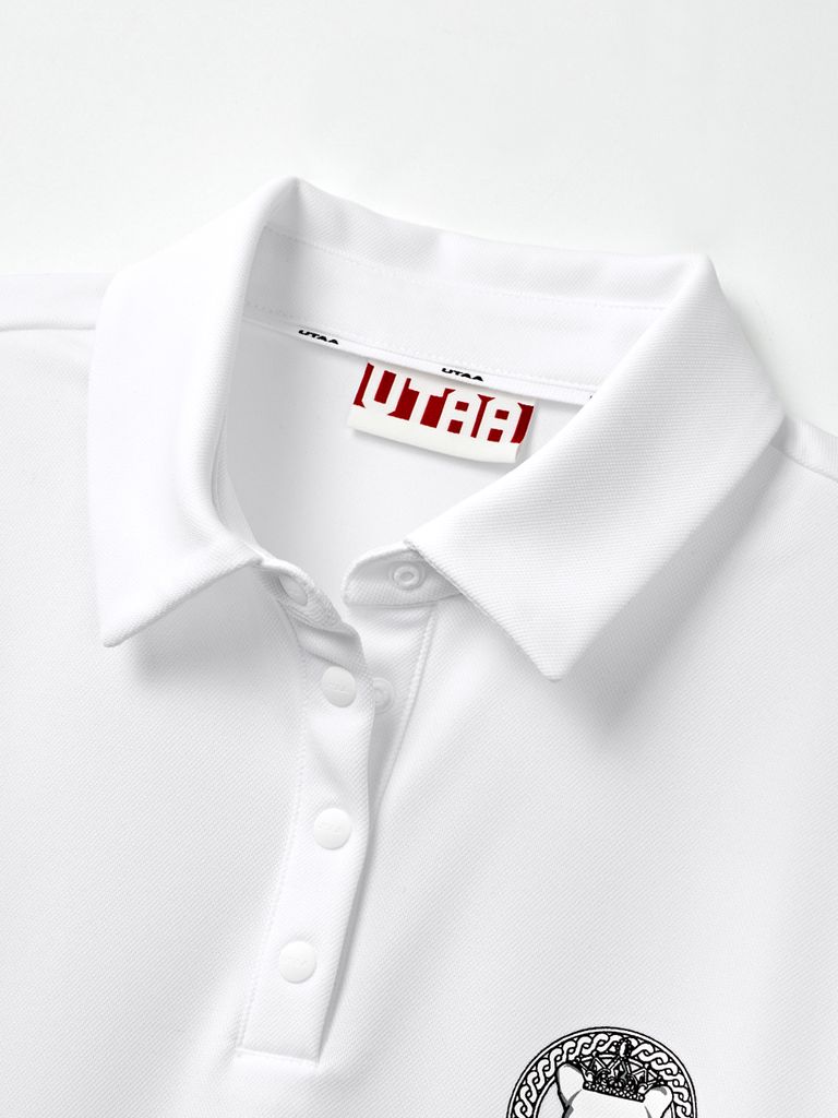 UTAA Scudo Ring Panther Polo Shirts : White