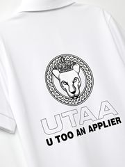 UTAA Scudo Ring Panther Polo Shirts : White