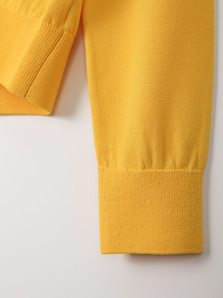 UTAA Midday Academic Cardigan : Yellow