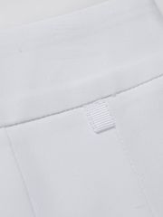 UTAA Tilde Wave Stripe Pleats Skirt : White