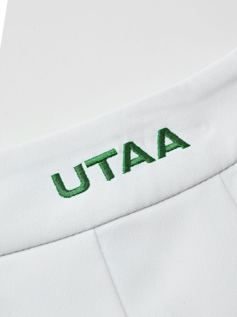 UTAA Notredame Lace Line Fan Skirt : White