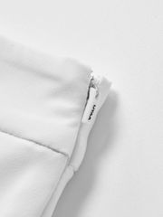 UTAA Notredame Lace Line Fan Skirt : White