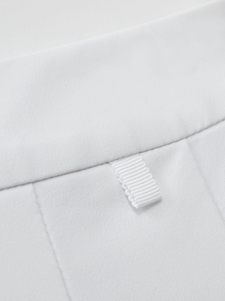 UTAA Notredame Lace Line Fan Skirt : White