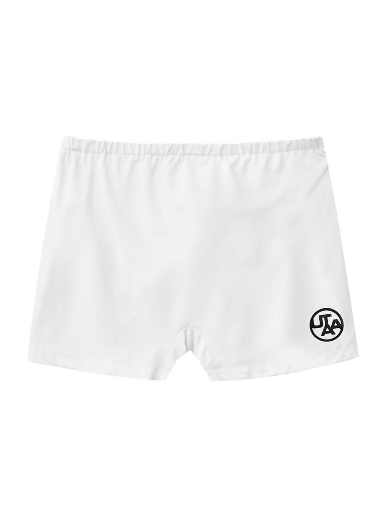 UTAA Notredame Lace Line Fan Skirt : White