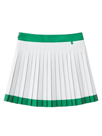 UTAA Line Basic Pleats Skirt : White