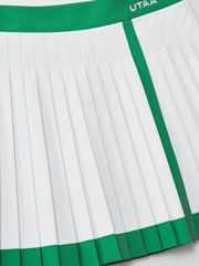UTAA Line Basic Pleats Skirt : White