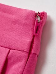 UTAA Neon Basic Pleats Skirt : Pink