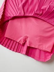UTAA Neon Basic Pleats Skirt : Pink