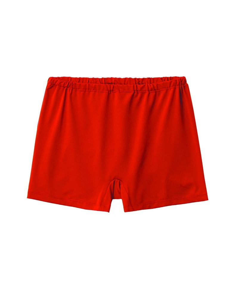 UTAA Spread Pattern Pinking Flare Skirt : Red