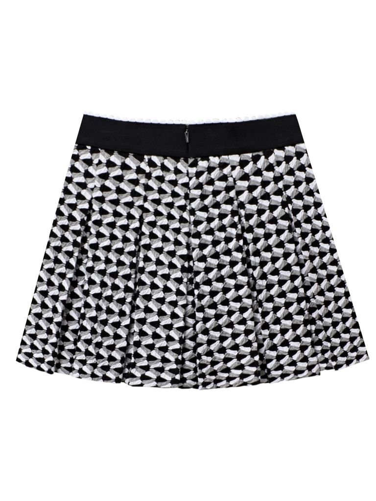 UTAA Spread Crinkle Flare Skirt : Grey