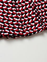 UTAA Spread Crinkle Flare Skirt : Red