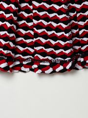 UTAA Spread Crinkle Flare Skirt : Red