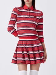 UTAA Spread Pattern Pinking PK Sleeve : Red