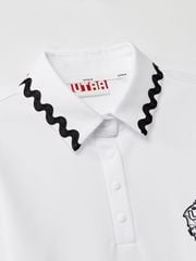 UTAA Swing Fit Egis Tilde Wave PK Sleeve : Women's White