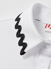 UTAA Swing Fit Egis Tilde Wave PK Sleeve : Women's White