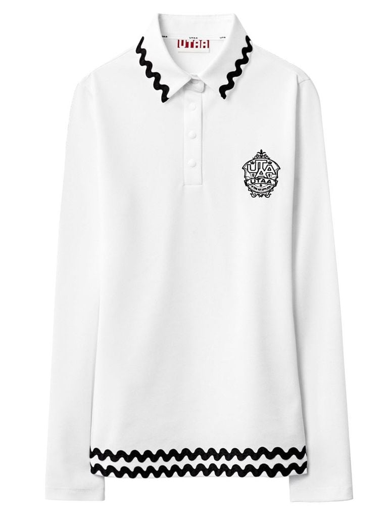 UTAA Swing Fit Egis Tilde Wave PK Sleeve : Women's White