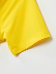 UTAA Reflected Logo Mesh Raglan Polo T-Shirts : Women's Yellow