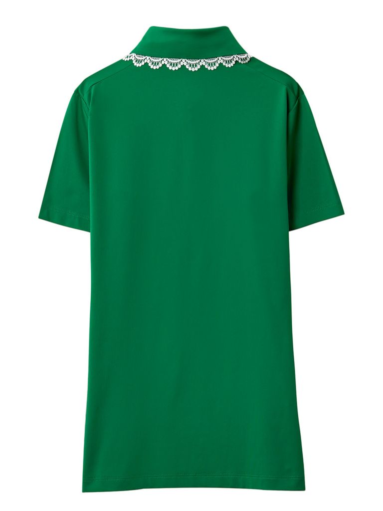UTAA Notredame Lace Flare PK T-Shirts: Green