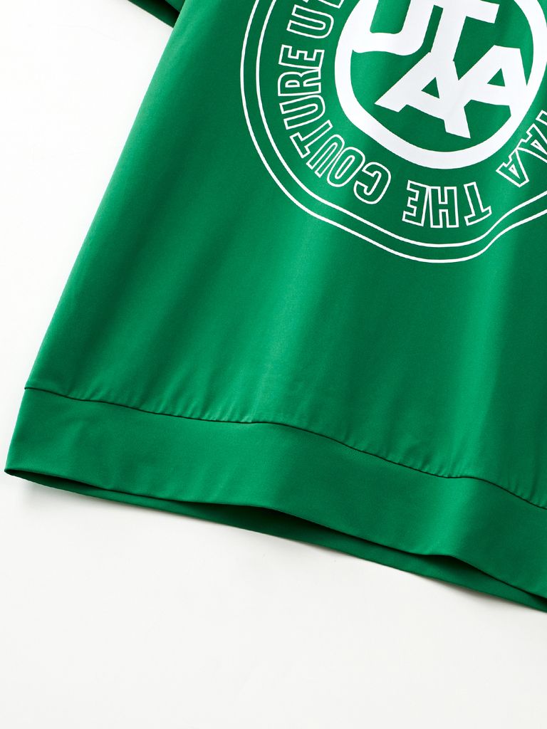 UTAA Circle Emblem Polo shirts: Green