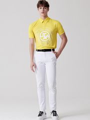 UTAA Circle Emblem Polo shirts : Yellow