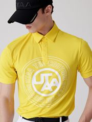 UTAA Circle Emblem Polo shirts : Yellow