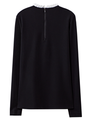UTAA Notredame Ribbon Lace Flare Sleeve : Black