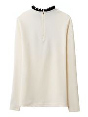 UTAA Notredame Ribbon Lace Flare Sleeve : Ivory