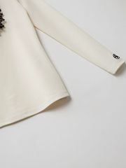 UTAA Notredame Ribbon Lace Flare Sleeve : Ivory