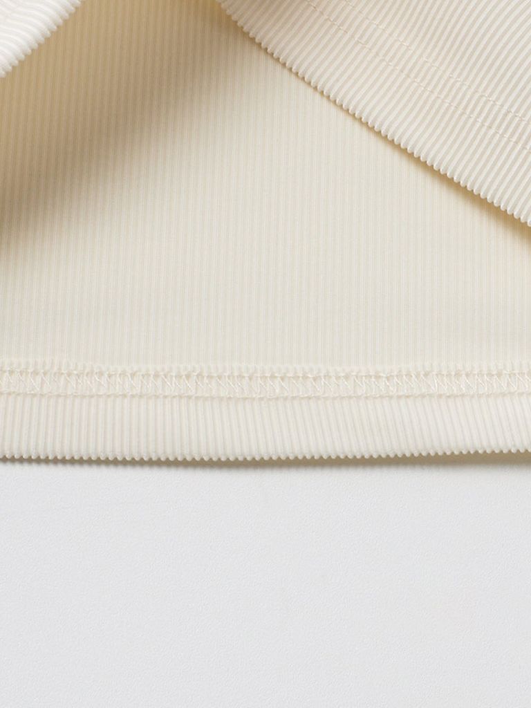 UTAA Notredame Ribbon Lace Flare Sleeve : Ivory