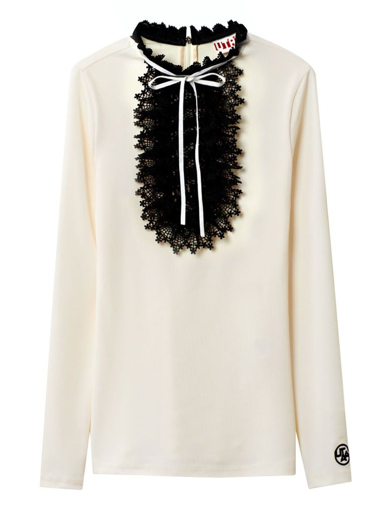 UTAA Notredame Ribbon Lace Flare Sleeve : Ivory