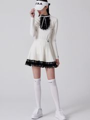 UTAA Notredame Ribbon Lace Flare Sleeve : Ivory