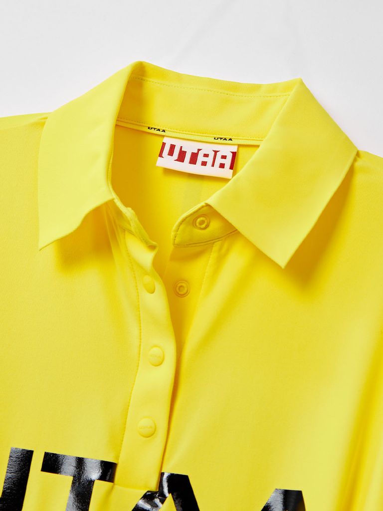 UTAA Swing Fit Cruz Tape Logo Sleeve : Women's Yellow