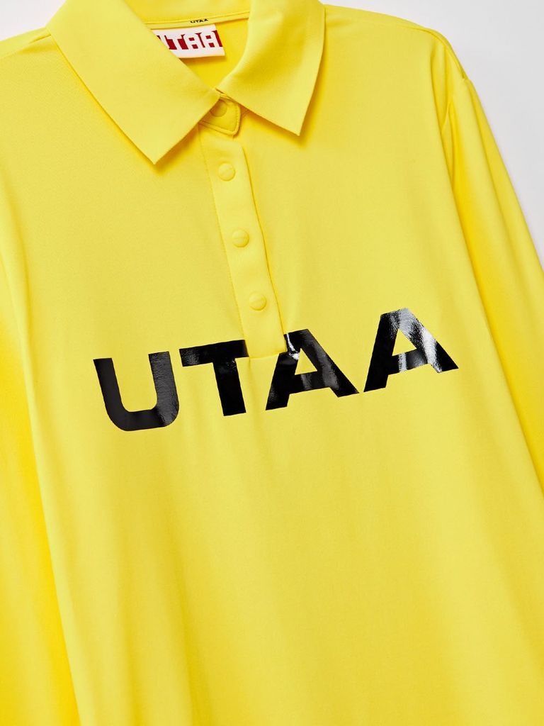 UTAA Swing Fit Cruz Tape Logo Sleeve : Women's Yellow