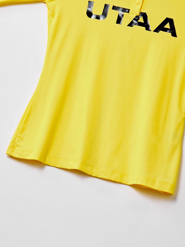 UTAA Swing Fit Cruz Tape Logo Sleeve : Women's Yellow