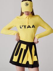 UTAA Swing Fit Cruz Tape Logo Sleeve : Women's Yellow