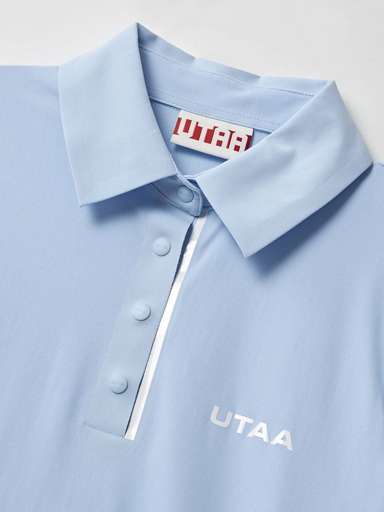 UTAA Swing Fit Logo Tape Pk Sleeve: Sky Blue