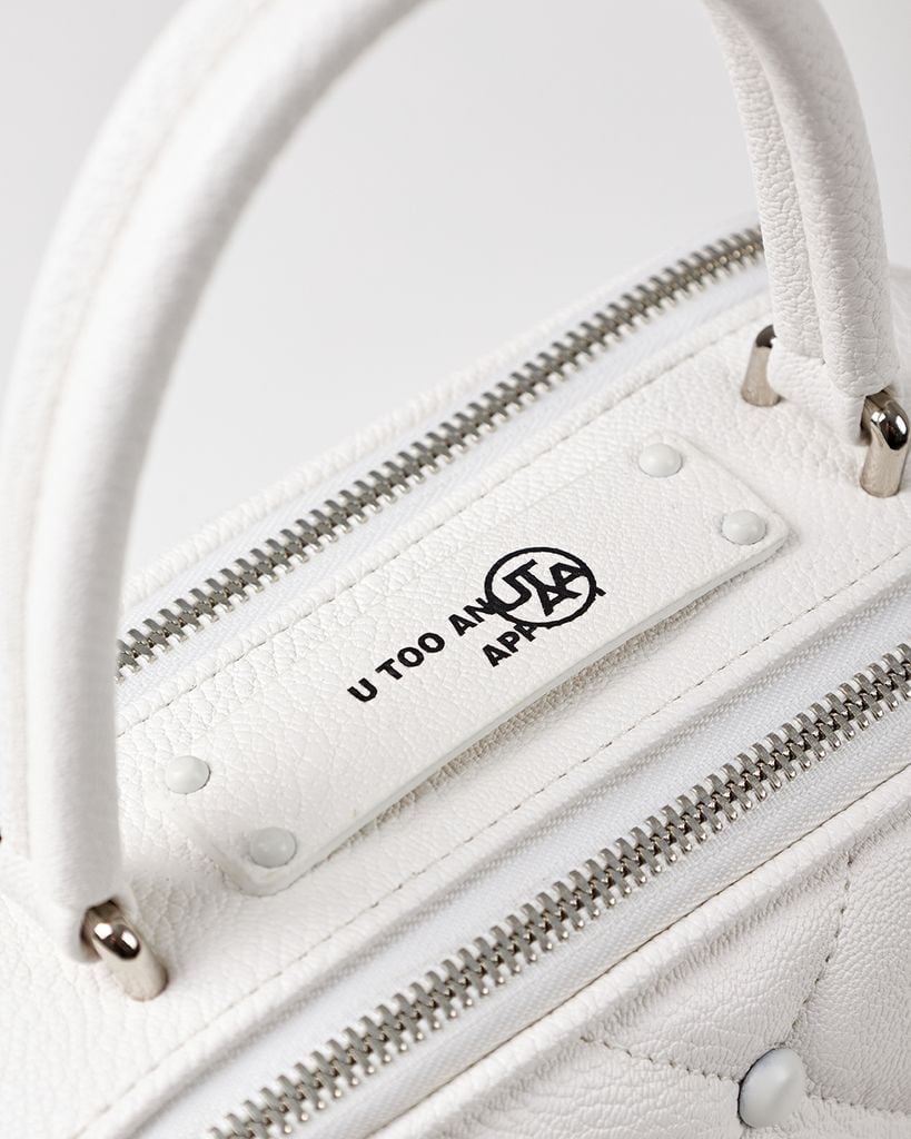 UTAA Quilting Pouch Bag : White