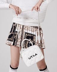 UTAA Quilting Pouch Bag : White
