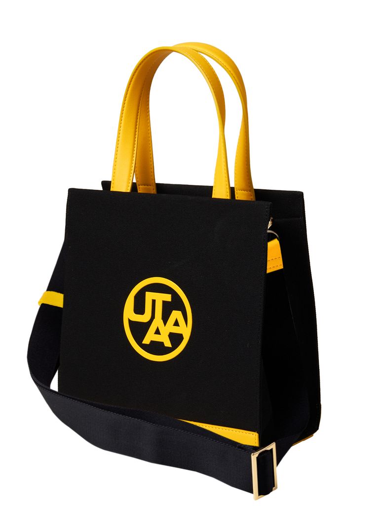 UTAA Color Match Emblem Tote Bag : Black