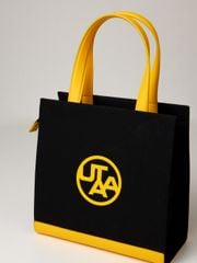 UTAA Color Match Emblem Tote Bag : Black
