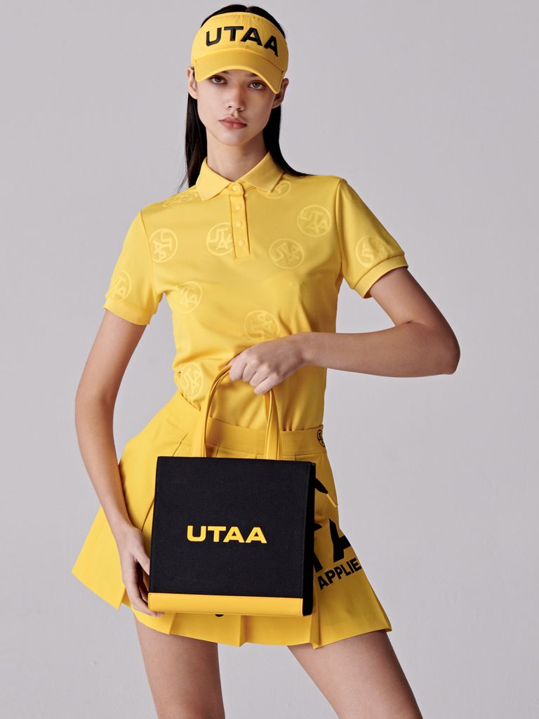 UTAA Color Match Emblem Tote Bag : Black