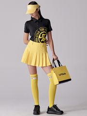 UTAA Color Match Emblem Tote Bag : Yellow