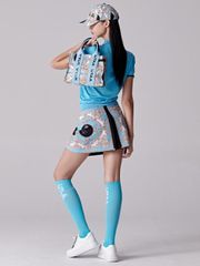 UTAA Golden Baroque Tote Bag : Mint