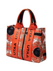 UTAA Golden Baroque Tote Bag : Orange