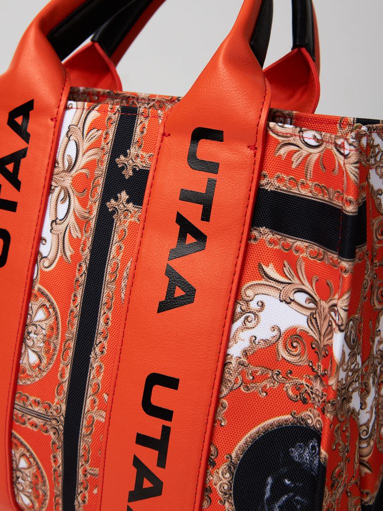 UTAA Golden Baroque Tote Bag : Orange