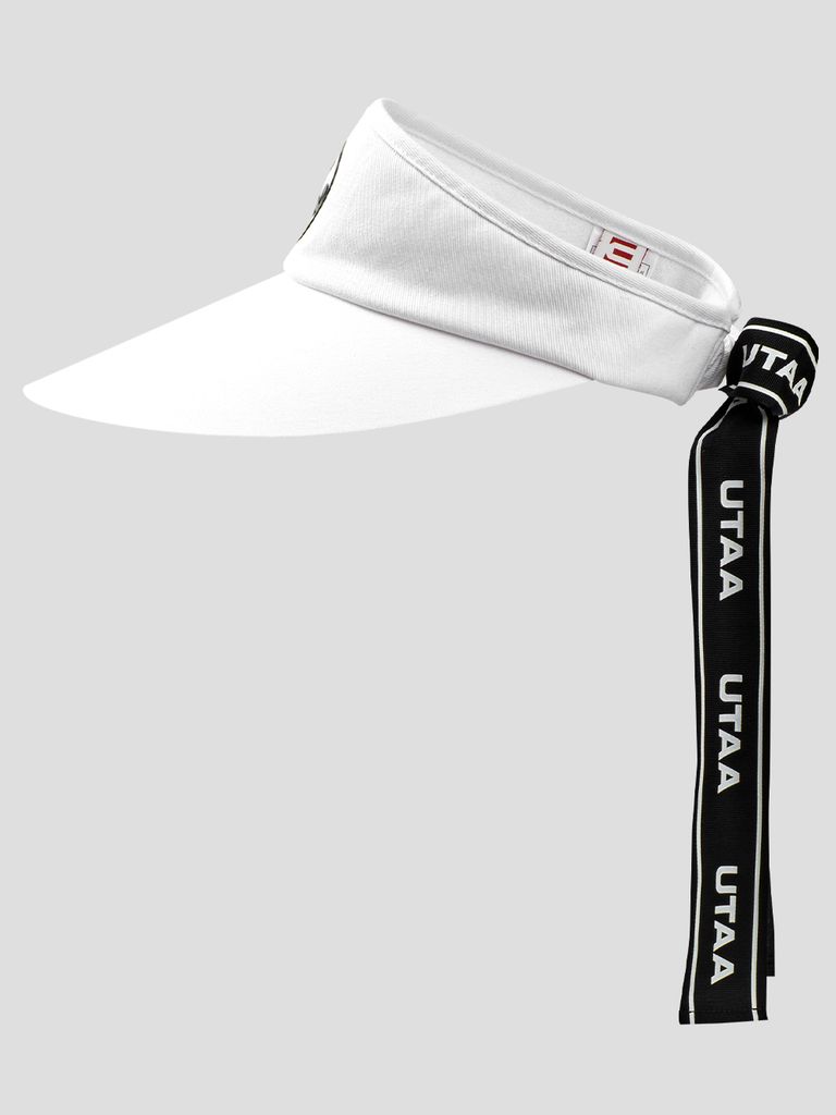 UTAA Olympus Wide Brim Visor : Women's White