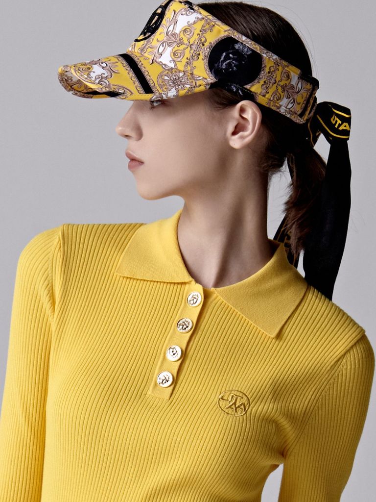 UTAA Canyon Baroque Ribbon Sun Visor : Yellow
