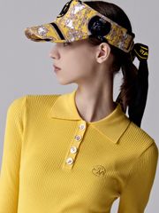 UTAA Canyon Baroque Ribbon Sun Visor : Yellow