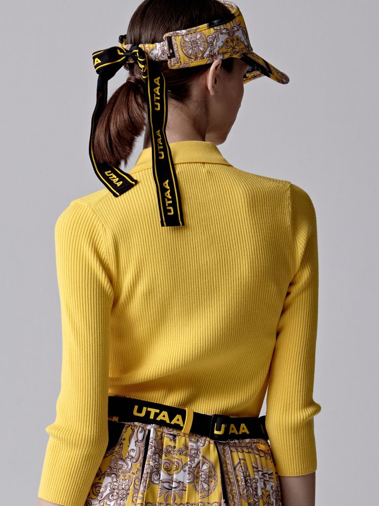 UTAA Canyon Baroque Ribbon Sun Visor : Yellow