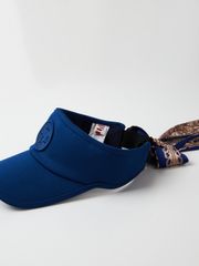 UTAA Baroque Ribbon Sun Visor : Blue